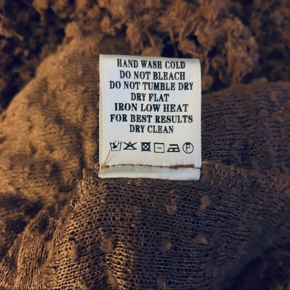 Loveriche crop carmel fuzzy teddy bear sweater - Picture 12 of 13